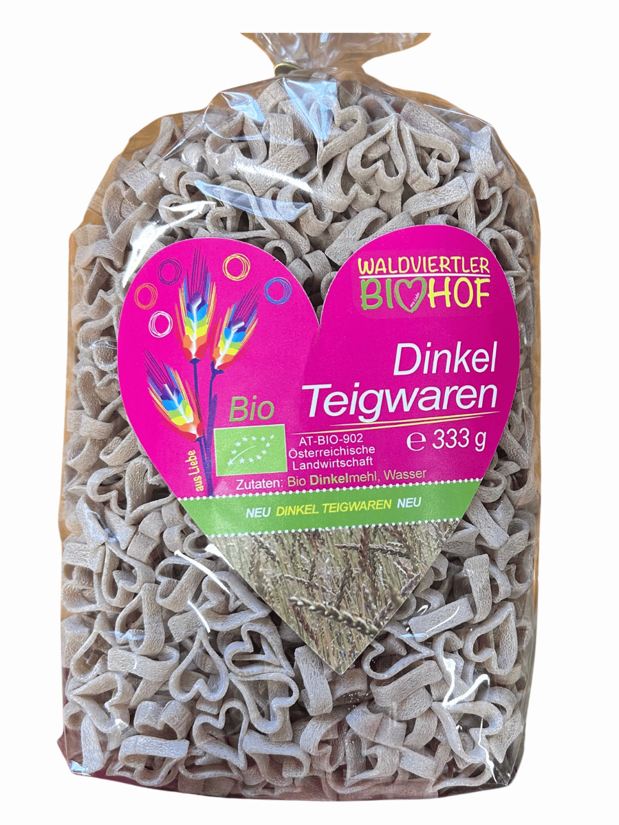 BIO špaldové těstoviny