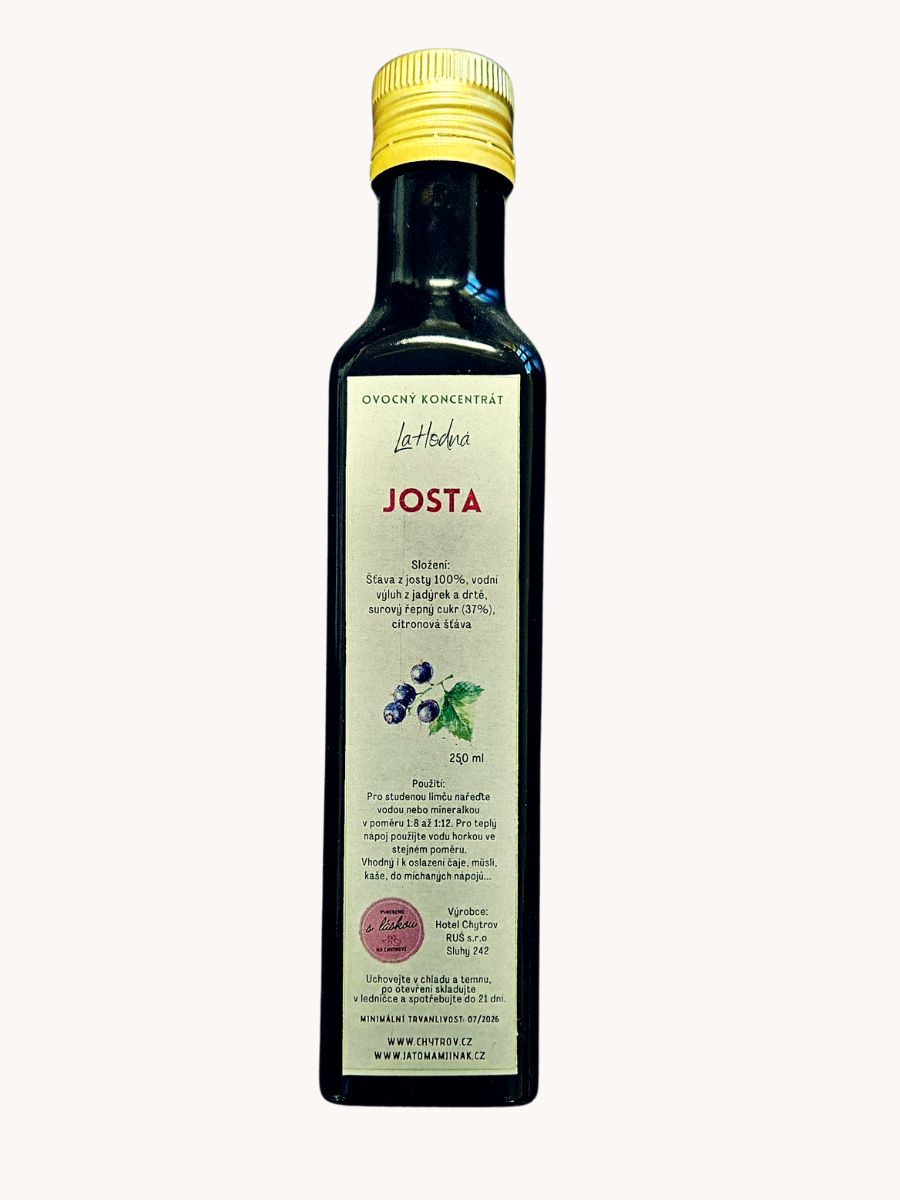 Lahodná josta, ovocný koncentrát