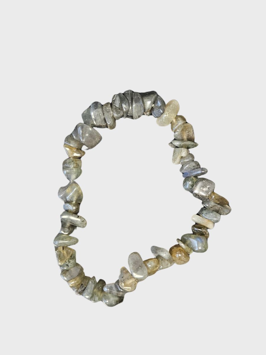 Náramek minerální sekaný – labradorit