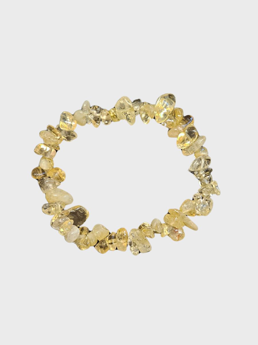 Náramek minerální sekaný – Citrín