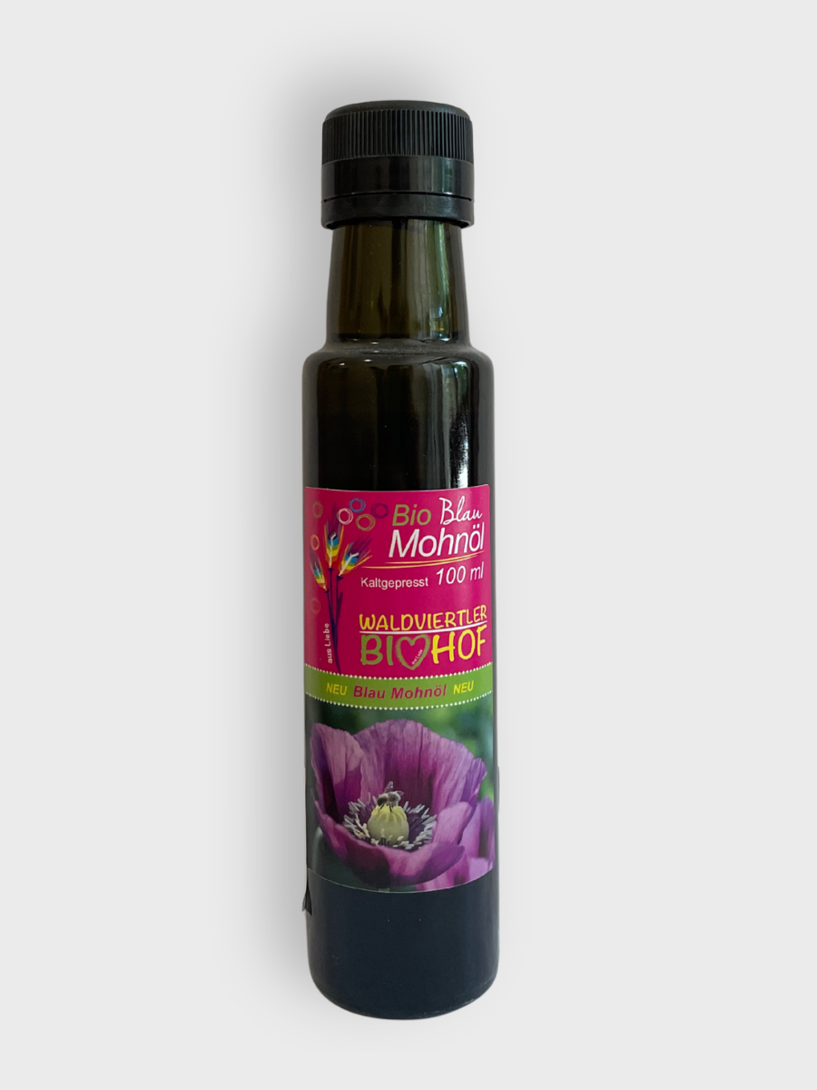 BIO olej z modrého máku 100 ml
