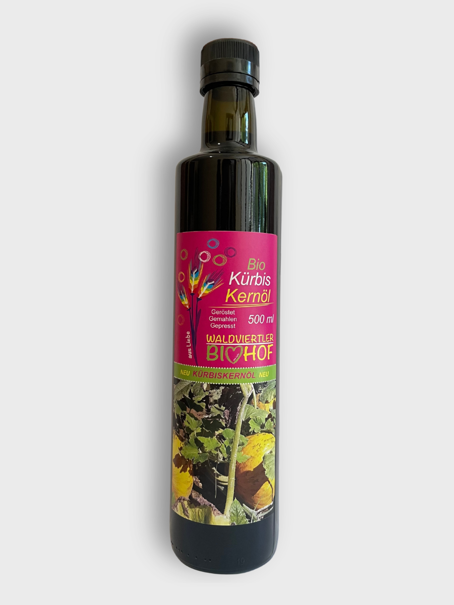 BIO olej dýňový z pražených semen 500 ml