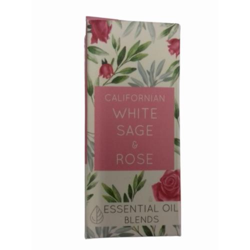 White sage a rose (Bílá šalvěj a růže) -  100% přírodní esenciální olej