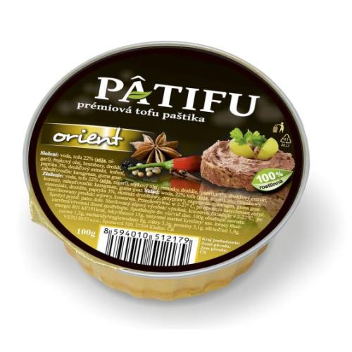 PATIFU prémiová tofu paštika orient 