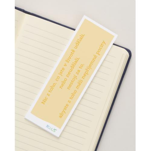 Záložka do knihy - žlutá