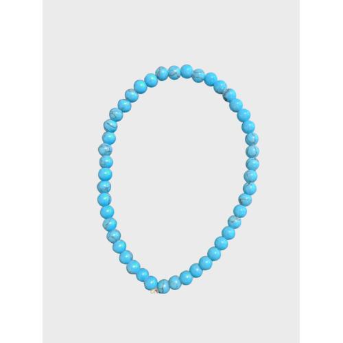 Náramek minerální tyrkenit – kuličky 4 mm